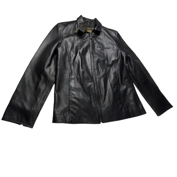 NWT Reed Genuine Leather Black Womens Jacket Small - Picture 13 of 16